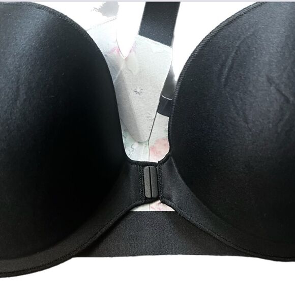 Victoria’s Secret knockout Maximum Support Front Close Sports Bra Black 38DDD - Picture 2 of 4